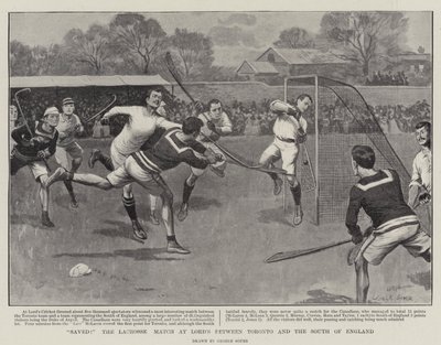 Geredd! De Lacrosse Wedstrijd bij Lord